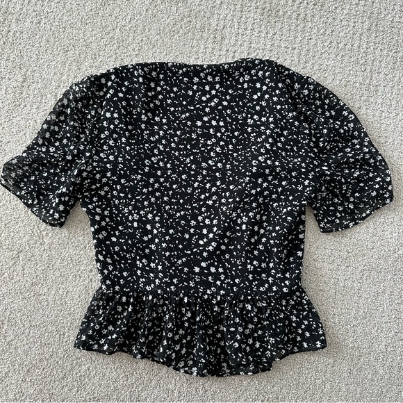 All Saints Floral Blouse US4 - Picture 2 of 6